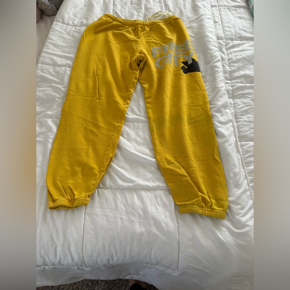 Freecity Bright Yellow Joggers